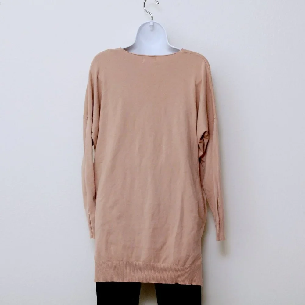 Dreamers Oversized V Neck Sweater Orange Women Size M/L‎